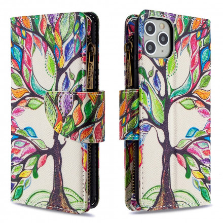 Funda iPhone 11 Pro Max Zipped Pocket Tree