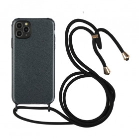 Funda de cordón con purpurina para el iPhone 11 Pro Max