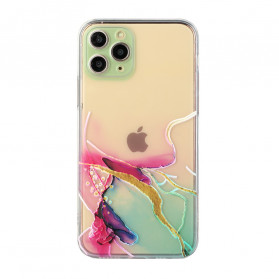 Funda de silicona flexible artística para el iPhone 11 Pro Max