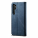 Flip Cover Xiaomi Mi Note 10 Lite Tela Jeans