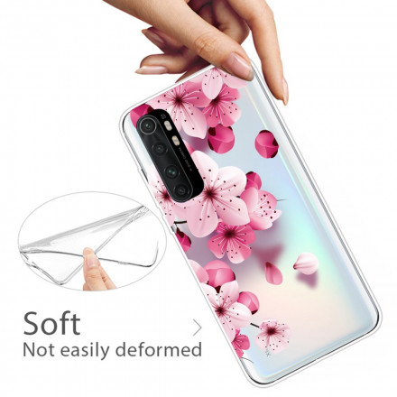 Funda Xiaomi Mi Note 10 Lite Flor Rosa Pura