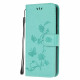 Funda Xiaomi Mi Note 10 Lite Mariposas y flores asiáticas