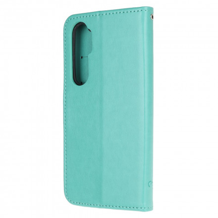 Funda Xiaomi Mi Note 10 Lite Mariposas y flores asiáticas