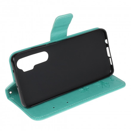 Funda Xiaomi Mi Note 10 Lite Mariposas y flores asiáticas