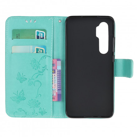 Funda Xiaomi Mi Note 10 Lite Mariposas y flores asiáticas