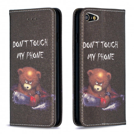 Flip Cover iPhone SE 2 / 8 / 7 Dangerous Bear