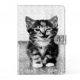 Funda de polipiel Samsung Galaxy Tab S7 Kitten