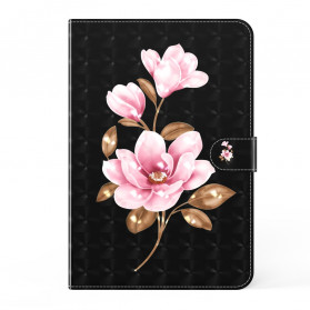 Samsung Galaxy Tab S7 Funda de polipiel Árbol Flores