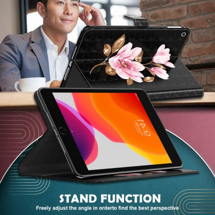 Samsung Galaxy Tab S7 Funda de polipiel Árbol Flores