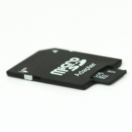 Tarjeta Micro SD de 4 GB con adaptador SD