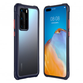 Huawei P40 Pro Funda Transparente Mate LEEU Design