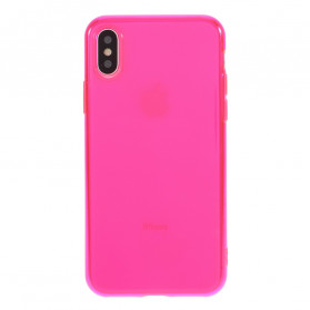 Funda de silicona transparente para iPhone X / XS