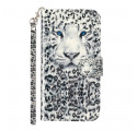 Funda iPhone X / XS Tiger Light Spots con colgante