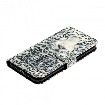 Funda iPhone X / XS Tiger Light Spots con colgante