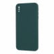 Funda de silicona rígida mate para iPhone X / XS