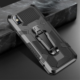Funda para iPhone X / XS Soporte de clip extraíble