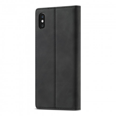 Flip Cover iPhone X / XS LC.IMEEKE Efecto cuero