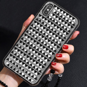 Funda iPhone XS Max Triángulos Diamantes