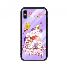 Funda luminosa para el iPhone XS Max y piedra Swarovsky