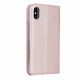 Funda abatible estilo iPhone XS Max de cuero suave con colgante