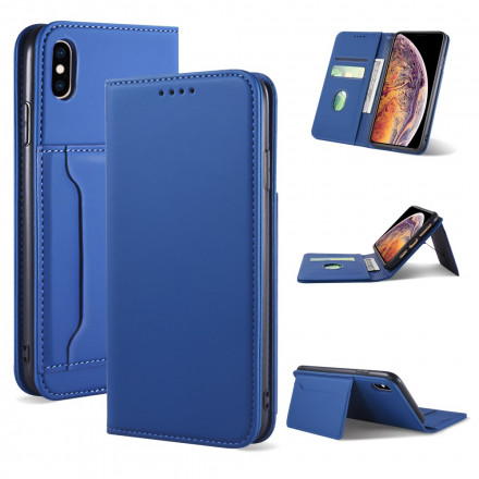 Funda abatible para iPhone XS Max con tarjetero