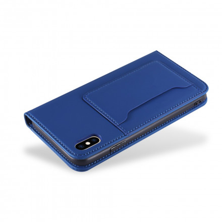 Funda abatible para iPhone XS Max con tarjetero