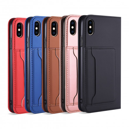 Funda abatible para iPhone XS Max con tarjetero