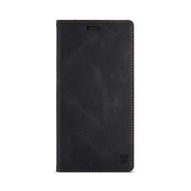 Funda Flip Cover iPhone XS Max Efecto Cuero Tecnología RFID