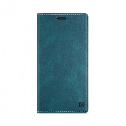 Funda Flip Cover iPhone XS Max Efecto Cuero Tecnología RFID