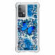 Samsung Galaxy A52 4G / A52 5G Funda Mariposas Azul Brillo