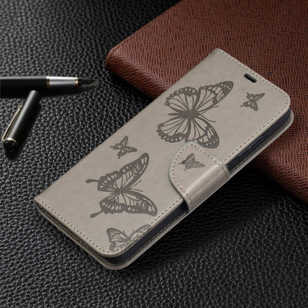 Funda Samsung Galaxy A52 4G / A52 5G Mariposas en vuelo con colgante