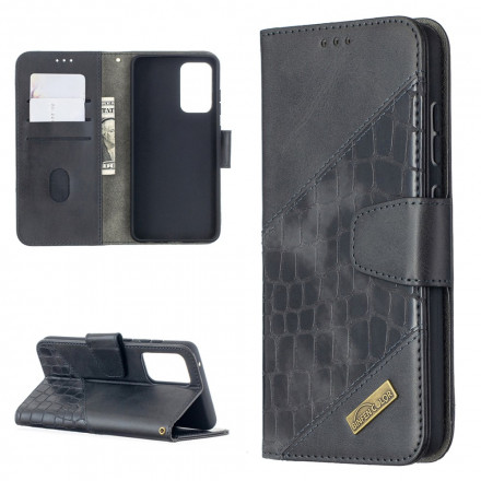 Funda Samsung Galaxy A52 4G / A52 5G Piel de Cocodrilo Efecto Clásico