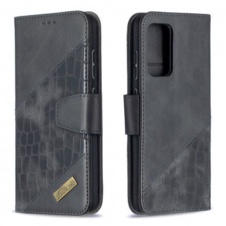 Funda Samsung Galaxy A52 4G / A52 5G Piel de Cocodrilo Efecto Clásico