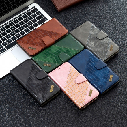 Funda Samsung Galaxy A52 4G / A52 5G Piel de Cocodrilo Efecto Clásico