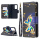 Funda Samsung Galaxy A52 4G / A52 5G de bolsillo con cremallera de mariposas