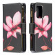 Funda Samsung Galaxy A52 4G / A52 5G Bolsillo con cremallera Flor
