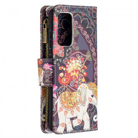 Funda con cremallera Samsung Galaxy A52 4G / A52 Elephant