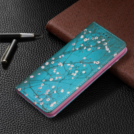 Flip Cover Samsung Galaxy A52 4G / A52 5G Ramas florecidas