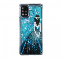 Samsung Galaxy A52 4G / A52 5G Estuche femenino de purpurina