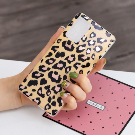 Samsung Galaxy A52 4G / A52 5G Funda de mármol estilo leopardo