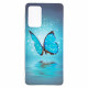 Samsung Galaxy A52 4G / A52 5G Funda mariposa azul fluorescente