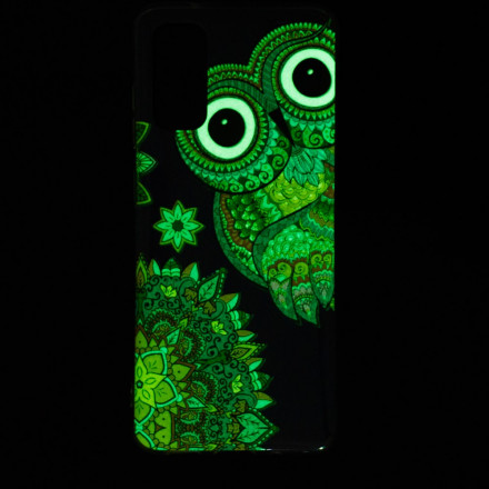 Funda fluorescente para el Samsung Galaxy A52 4G / A52 5G Owl
