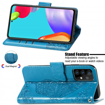 Funda de media mariposa para Samsung Galaxy A52 4G / A52 5G