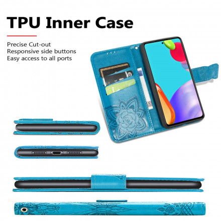 Funda de media mariposa para Samsung Galaxy A52 4G / A52 5G