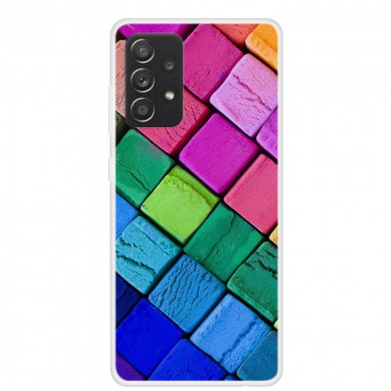 Funda Samsung Galaxy A52 4G / A52 5G Cubos de colores