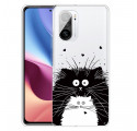 Caso Xiaomi Poco F3 Mira los gatos