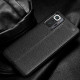 Funda de piel Xiaomi Redmi Note 10 Pro efecto lichi doble línea