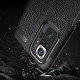 Funda de piel Xiaomi Redmi Note 10 Pro efecto lichi doble línea