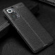 Funda de piel Xiaomi Redmi Note 10 Pro efecto lichi doble línea