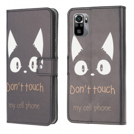 Funda para el Xiaomi Redmi Note 10 / Note 10s Don't Touch My Cell Phone